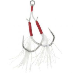 Крючок Assist VMC 7117 TI (олово) №1/0 (3 пары)