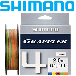 Shimano Grappler 4 PE 10m x 5 colors LD-A62W 200m