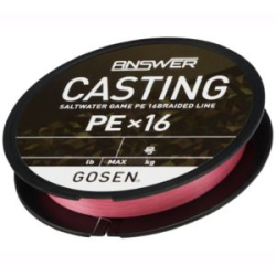 Шнур PE Gosen Answer Casting PEx16 200m 2 41LB