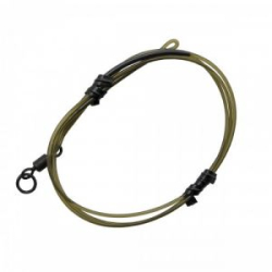 Готовый монтаж Korda Dark Matter Leader №8 Ring Swivel 50см Weed 40lb