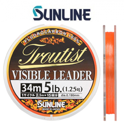 Sunline Troutist Visible Leader 34m