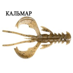 Силиконовая приманка Crazy Fish Nimble 2" 50-50-42-6-F кальмар цв. green pumpkin bl. (зеленая тыква син.)