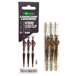 Лидкор Korda Kable Leadcore Leader Hybrid Lead Clip 50см Gravel