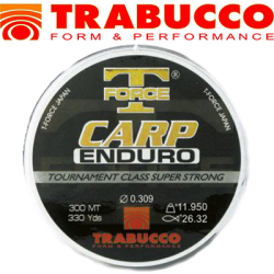 Trabucco T-Force Carp Enduro, Dark Green Grey 300m