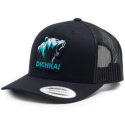 Кепка с сеткой 6P Volga Baits Dichka! Roar Rawcut #Black/Black&Azure