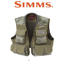 Simms Freestone Vest Hex Camo Loden