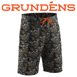 Grundens Fish Head Board Short Butternut Camo