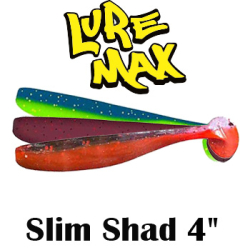 LureMax Slim Shad 4''