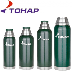 Tonar Термос с ситечком зеленый (750-1600ML)