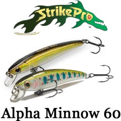 Strike Pro Alpha Minnow 60 (JL-034F)