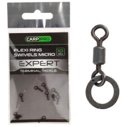 Вертлюг с запаянным кольцом Carp Pro Flexi Ring Swivels Micro 10шт (6473-00M)