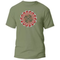 Футболка Mottomo "Круг" олива M (46-48)