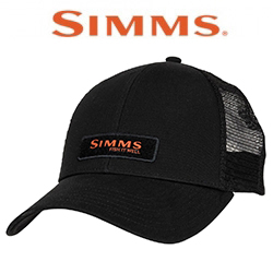 Simms Fish It Well Forever Small Fit Trucker, Black