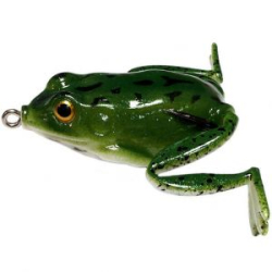 Приманка-незацепл. силикон. оснащ. плав. Лягушка с лапами Kosadaka LF15 55mm, 16g, цвет C90
