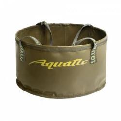 Герметичное ведро Aquatic В-12Х для замешивания корма большое 40л (цвет: хаки)