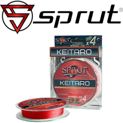 Sprut Keitaro Ultimate Braided Line x4 140m Hot Red