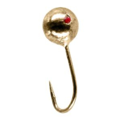 Мормышка вольфрамовая Mikado "ДРОБЬ" 0,5гр, кембрик, кр.Hayabusa №16 {5шт} золото (AM-POD-001-4.0-G)