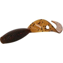 Силиконовая приманка Mikado Twister 38мм 0.6гр. цвет BROWN PUMPKIN {10шт.} коричневая тыква (PMTBT-38-BP)