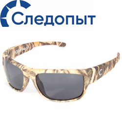 Следопыт Dark camo поляризационные в футляре, линзы grey