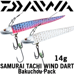 Daiwa Samurai Tachi Wind Dart Bakuchou Pack 14g