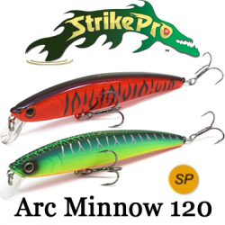 Strike Pro Arc Minnow 120 (EG-136-SP)