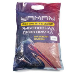 Прикормка Yaman Active Bite База, цв. красный, 2500 гр.