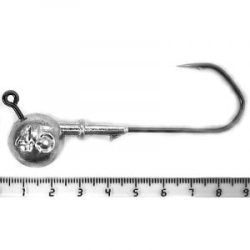 Призёр джиг-головка на крючке 8/0 45гр. 2шт.