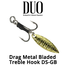 DUO Drag Metal Bladed Treble Hook DS-GB