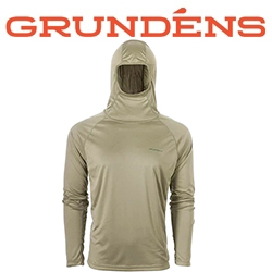 Grundens Solstrale Hoodie, Deep Lichen Green