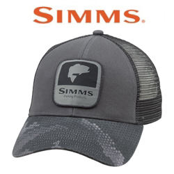 Simms Patch Trucker, Hex Camo Carbon