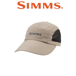 Simms Microfiber Long Bill Cap River Rock