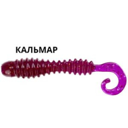Силиконовая приманка Crazy Fish Active Slug 2" 29-50-2-6 кальмар цв. lilac (сирень)