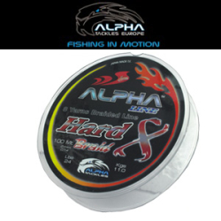 Alpha Line Hard Braid 8 Yarns Dyneema 100m