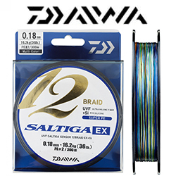 Daiwa UVF Saltiga Sensor 12Braid EX +Si [10m x 5colors] 300m