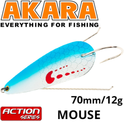 Akara Action Series Weedless Mouse 70 12гр.