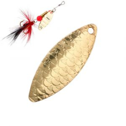 Блесна вращающаяся Mikado Stream №1 - золото/00L