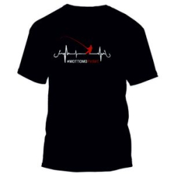 Футболка Mottomo "Пульс" черный L (48-50)