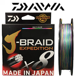 Daiwa J-Braid Expedition × 8E 300m Multi Color