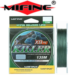 Mifine Killer X8 PE 135m Green 50004