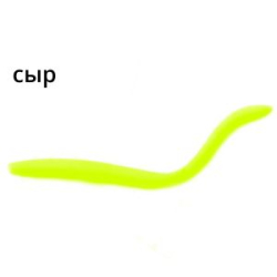 Силиконовая приманка Trout Zone Wake Worm-2 3.2" Сыр цв. шартрез