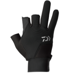 Перчатки Daiwa DG-7824W All Round Cold Protection Gloves 3 Pieces Cut (Black) 2XL (4550133488191)