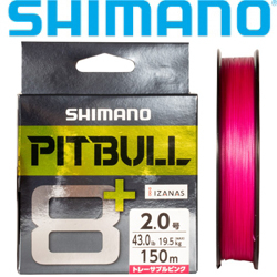 Shimano LD-M51T PITBULL 8+ 150m Red