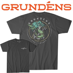 Grundens Mermaid SS T-Shirt, Iron Grey