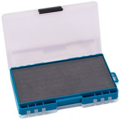 Коробка рыболовная Fishka Petrov "Мормышка" двусторонняя малая бирюзовая)