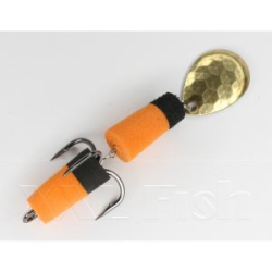 Приманка Мандула "Флажок" XXL Fish Модель 30 цв. ОранжевоОранжевоЧерный