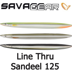 Savage Gear Line Thru Sandeel 125