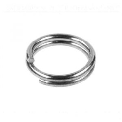 Кольца заводные Sprut SR-01 SN #4/4kg (Split Ring Silver Nickel) 1упак*22шт