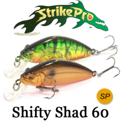 Strike Pro Shifty Shad 60 (EG-161SP)