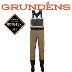 Grundens Boundary Stockingfoot Wader, Stone/Otter