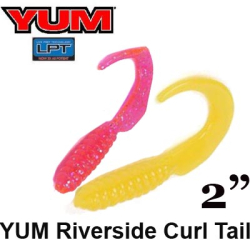 Yum Riverside Curl Tail 2"